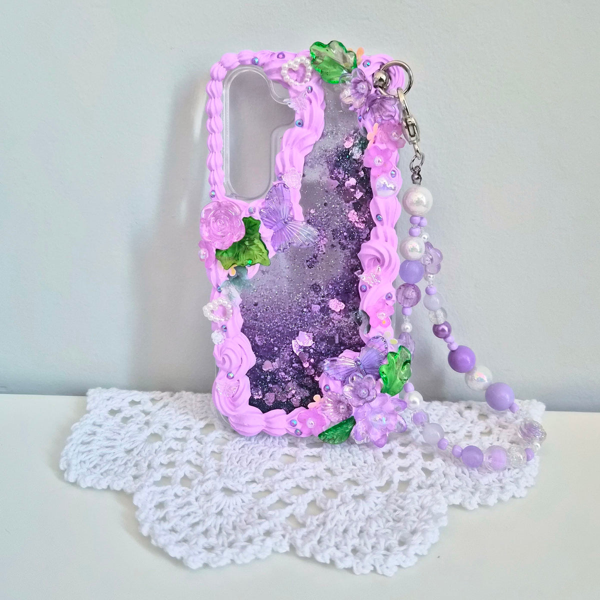 "Kiss My Troubles Away" • Samsung Galaxy S25 • Decoden Phone Case
