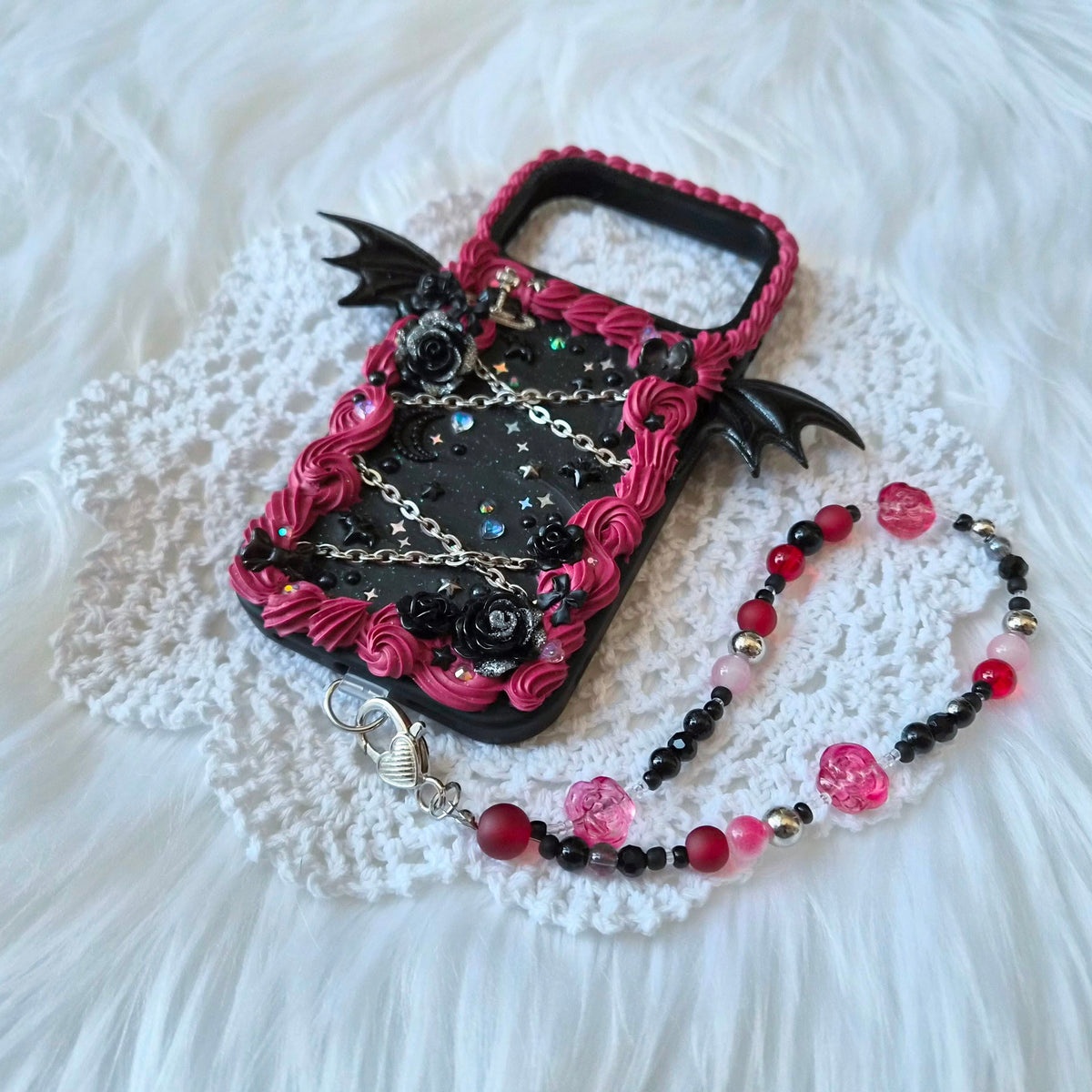 "Bite Me" • iPhone 17 Pro • Decoden Phone Case