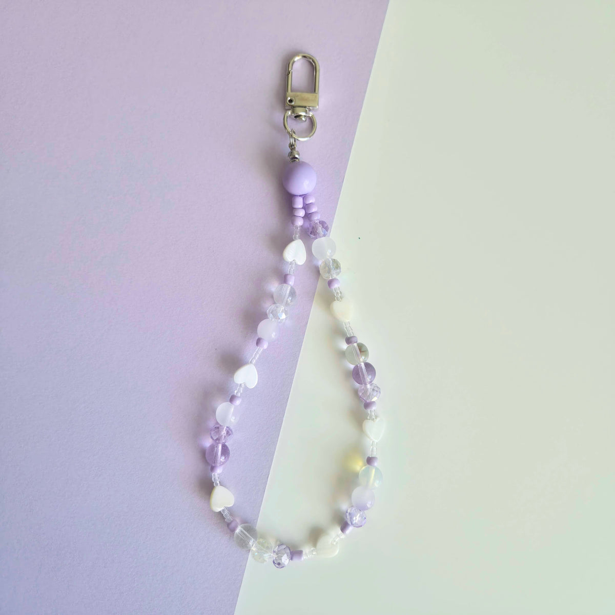 "Heart Tea Bag" • Beaded Wristlet