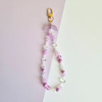 "No more" • Beaded Wristlet