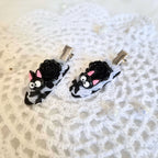 "LET LOVE GO" • Decoden Hair Clips