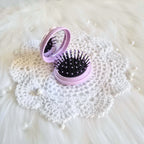 "Baby Wassup?" • Decoden Compact Mirror Hairbrush