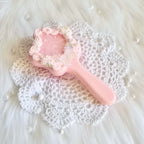 "PEACH GELATO" • Decoden Mini Hairbrush