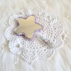 "BATTITUDE" • Decoden Hand Mirror